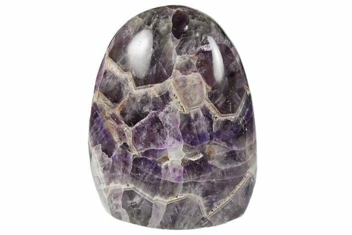 Tall, Free-Standing, Polished Chevron Amethyst - Madagascar #191411